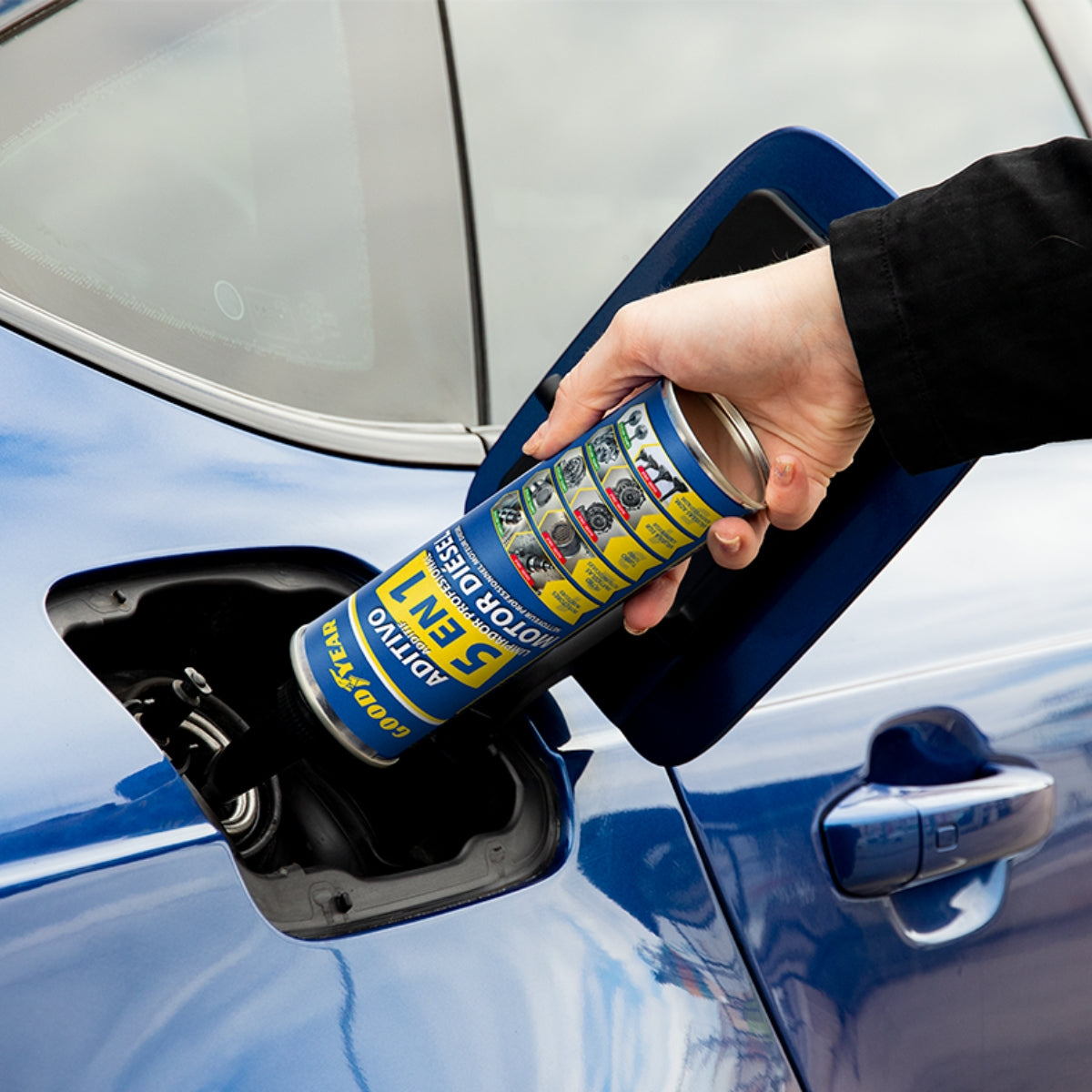 ADDITIF NETTOYANT MOTEUR DIESEL 5 EN 1 300ML GOODYEAR