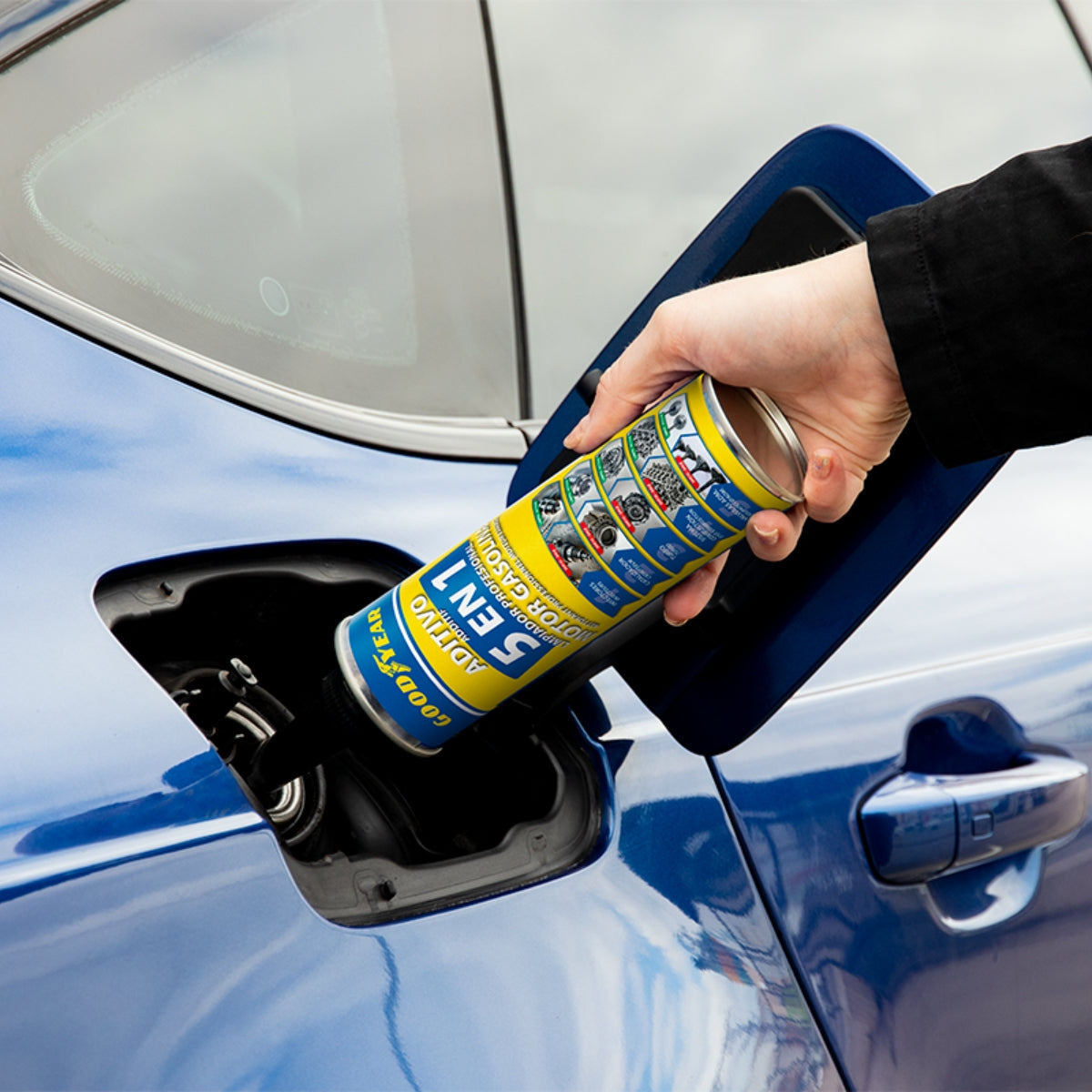 ADDITIF NETTOYANT MOTEUR ESSENCE 5 EN 1 300ML GOODYEAR