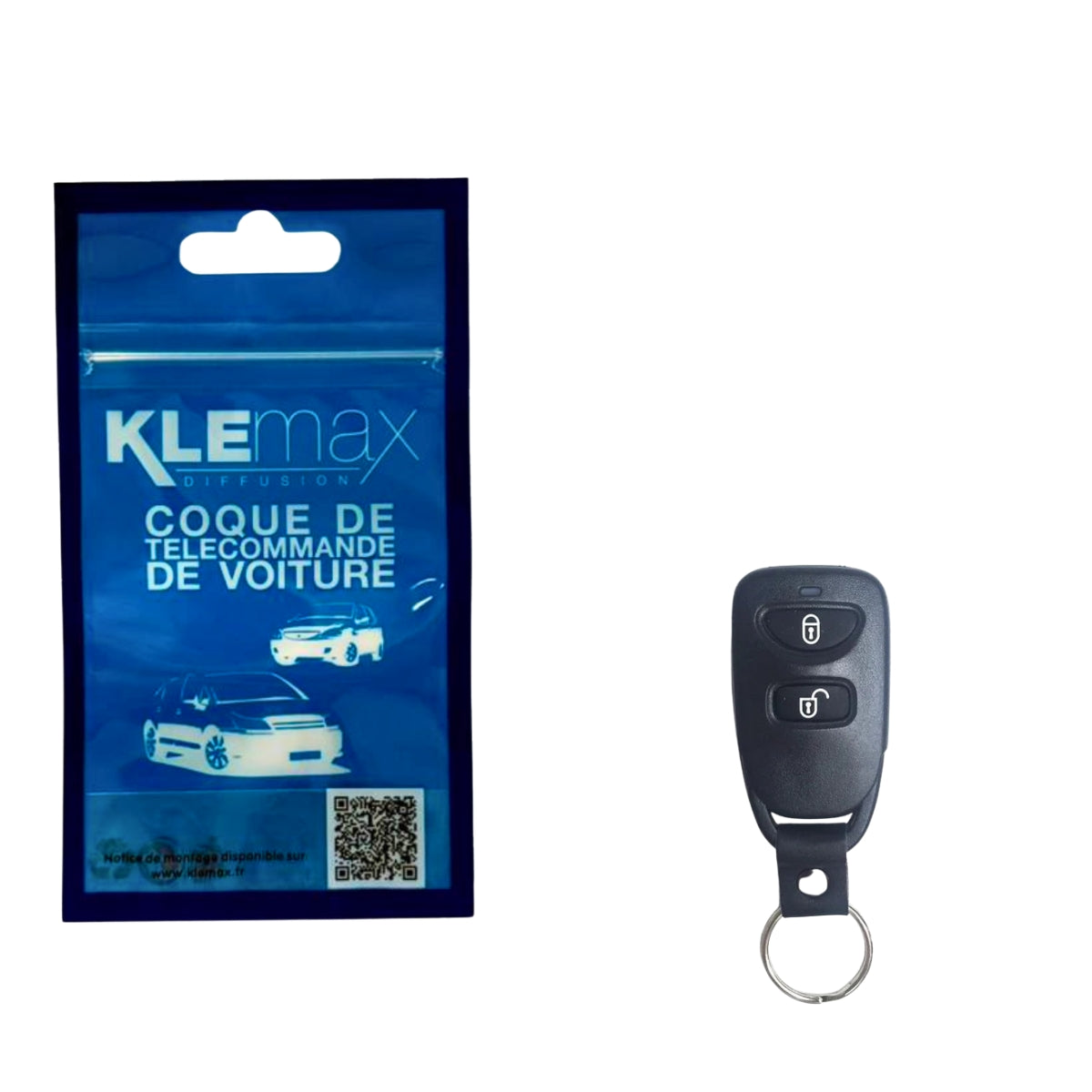 COQUE DE CLE ADAPTABLE POUR HYUNDAI/ KIA 2 BOUTONS