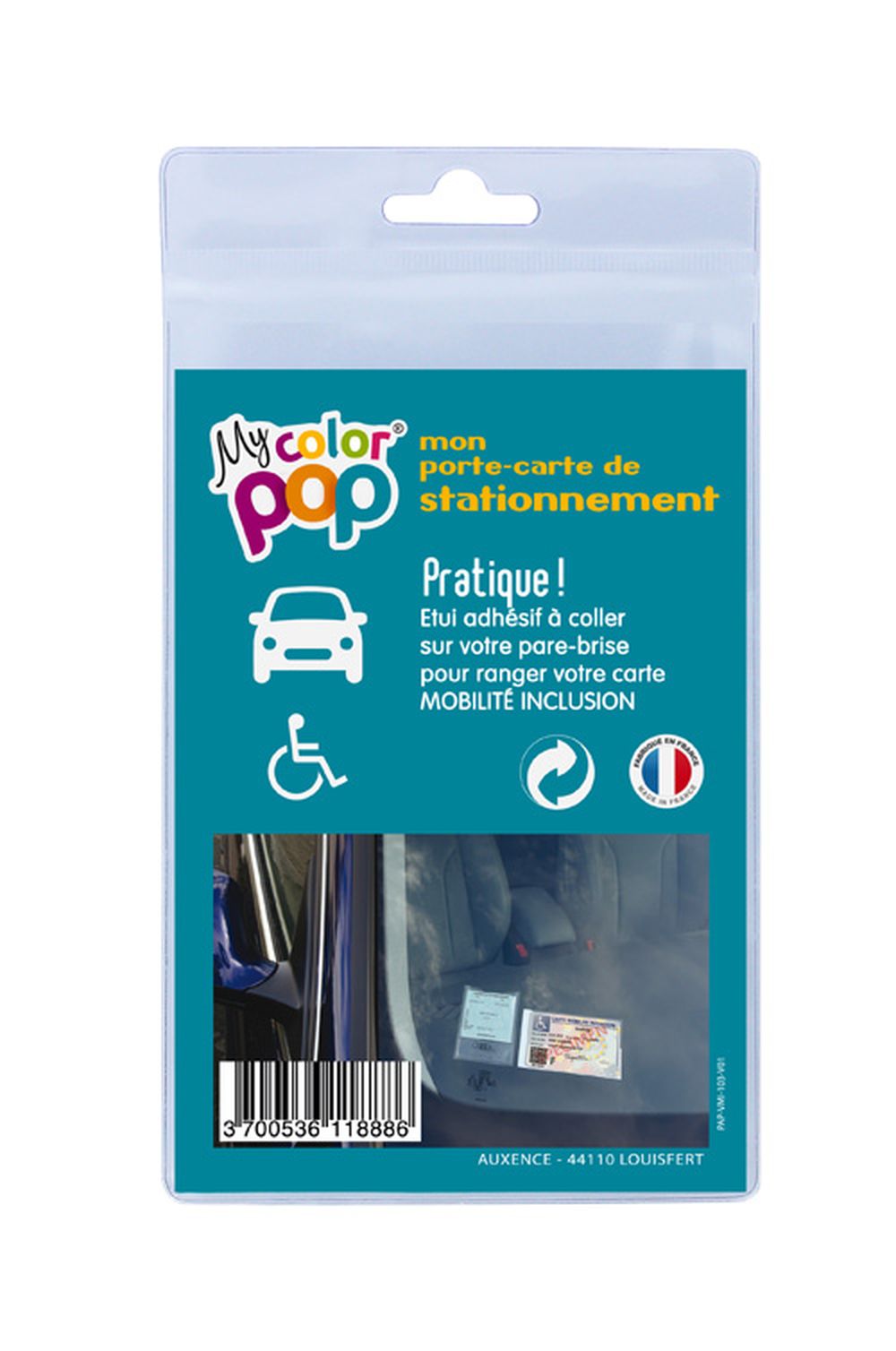 PORTE CARTE DE STATIONNEMENT MOBILITE