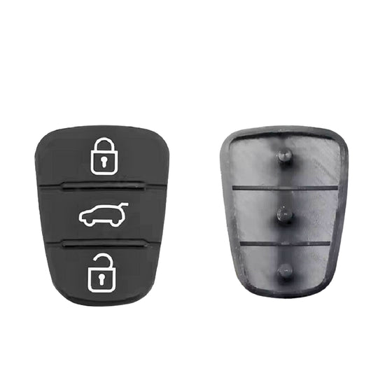 BOUTONS CAOUTCHOUC ADAPTABLES POUR CLE KIA/ HYUNDAI 3 BOUTONS