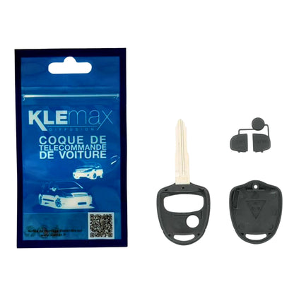 COQUE CLE ADAPTABLE MITSUBISHI 3 BOUTONS LAME CRANTEE