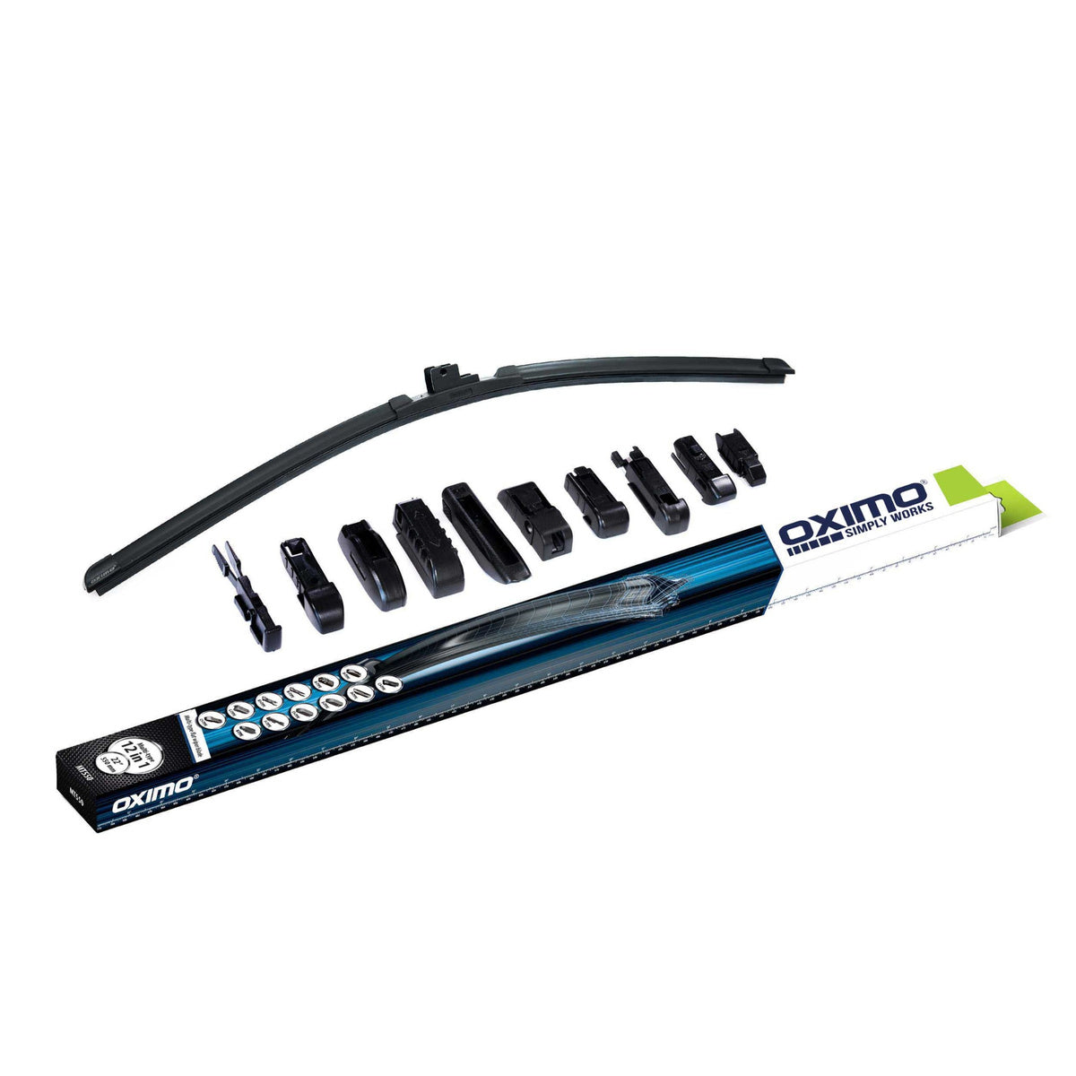 BALAI ESSUIE-GLACE SOUPLE MULTI ADAPTATEURS 550MM OXIMO