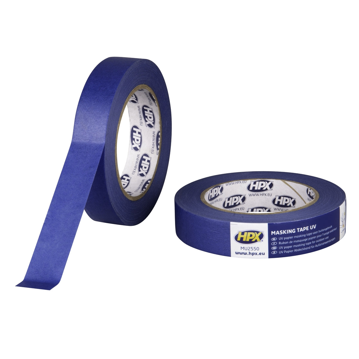 RUBAN ADHÉSIF DE MASQUAGE UV - BLEU 25MM X 50M HPX
