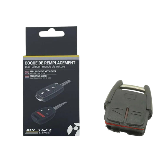 COQUE CLE ADAPTABLE POUR OPEL 2 BOUTONS LAME FRAISEE KEYSKAR