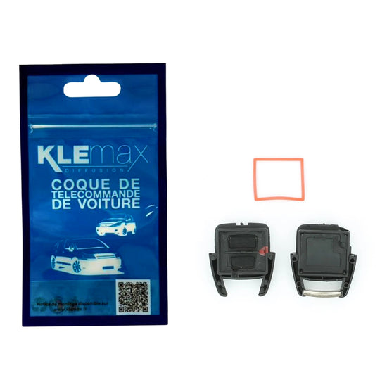 COQUE CLE ADAPTABLE OPEL 2 BOUTONS LAME CRANTEE FIXE