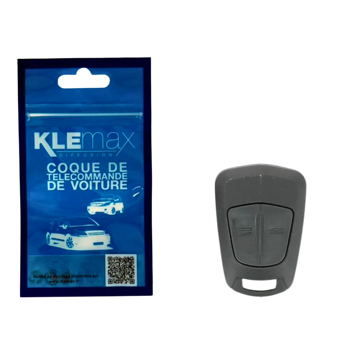 COQUE CLE ADAPTABLE OPEL 2 BOUTONS LAME FRAISEE FIXE 6MM