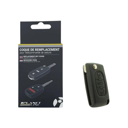 COQUE CLE ADAPTABLE POUR PEUGEOT CE0523 3 BOUTONS KEYSKAR