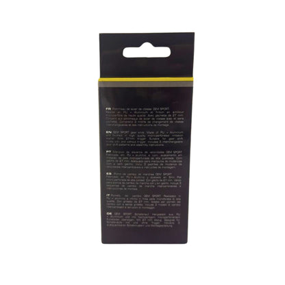 POMMEAU CUIR NOIR BAGUE MARCHE AR + 3 PASTILLES DE VITESSES
