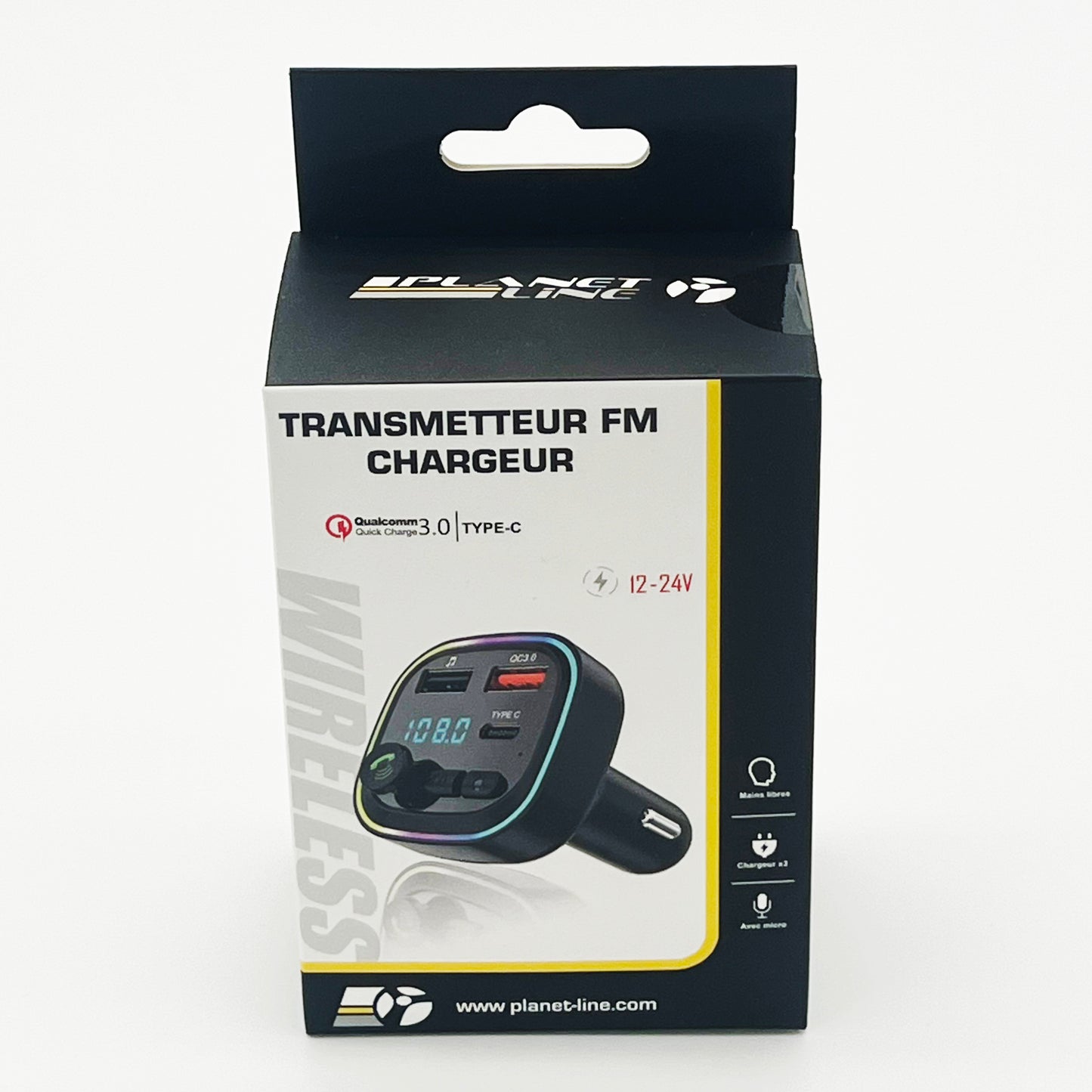 TRANSMETTEUR FM - CHARGEUR QUICK CHARGE