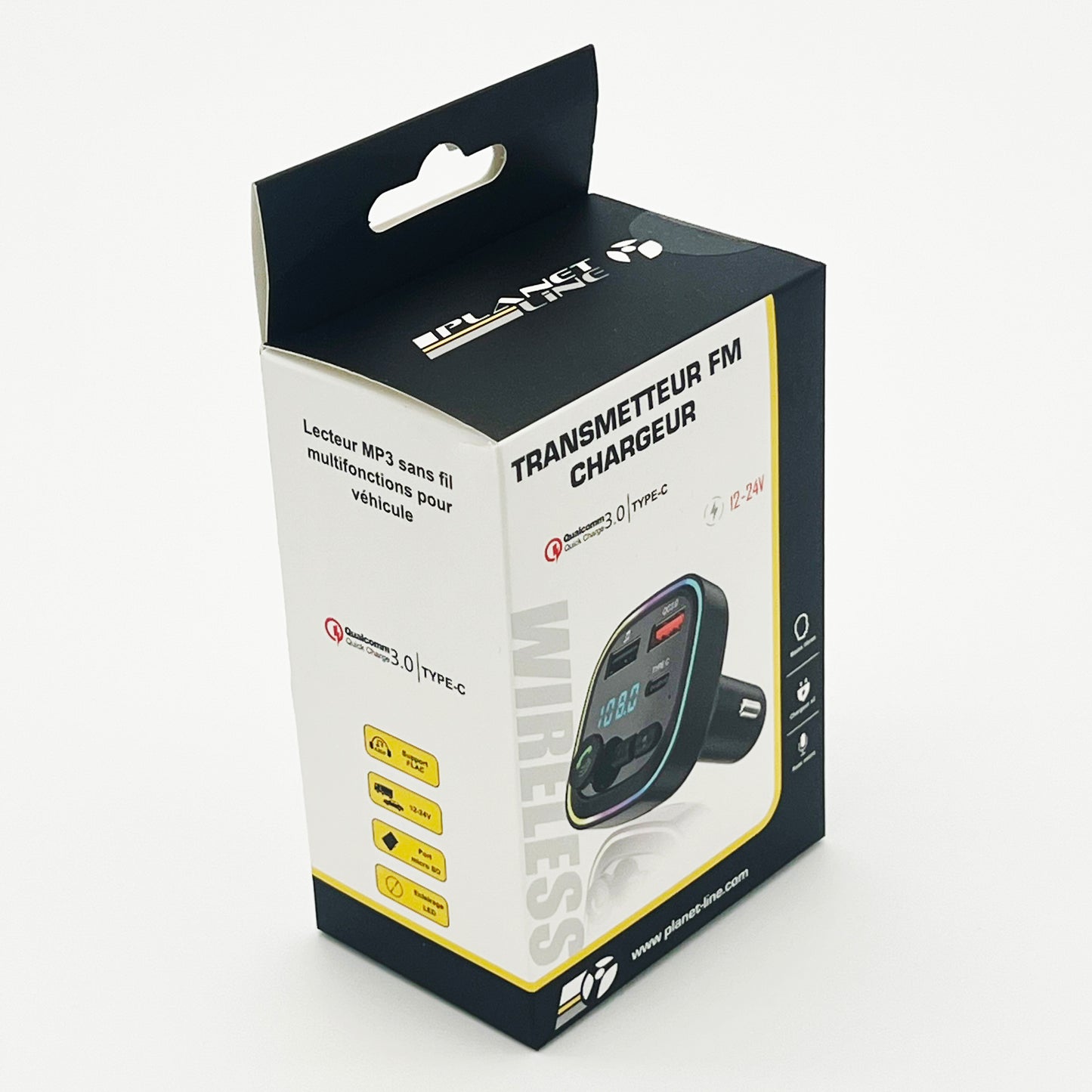 TRANSMETTEUR FM - CHARGEUR QUICK CHARGE