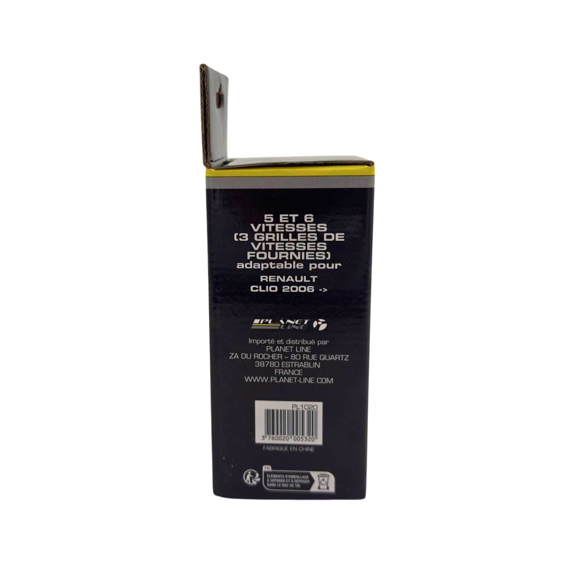 POMMEAU ADAPTABLE POUR RENAULT CLIO APRES 2006 (5/6 VITESSES)