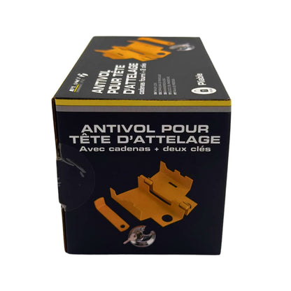 ANTIVOL REMORQUE POUR TETE D'ATTELAGE (AVEC LE CADENAS)