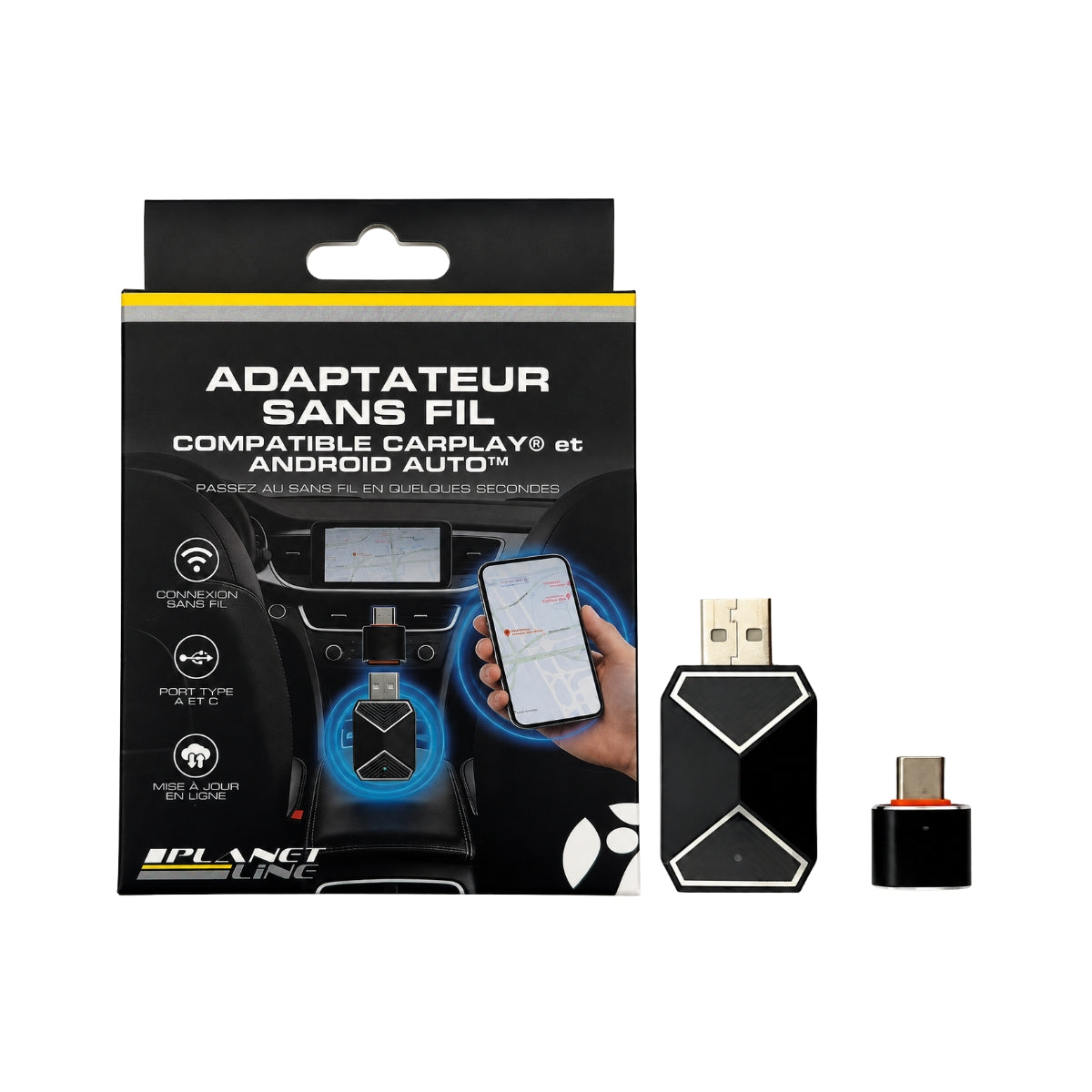 ADAPTATEUR CARPLAY SANS FIL