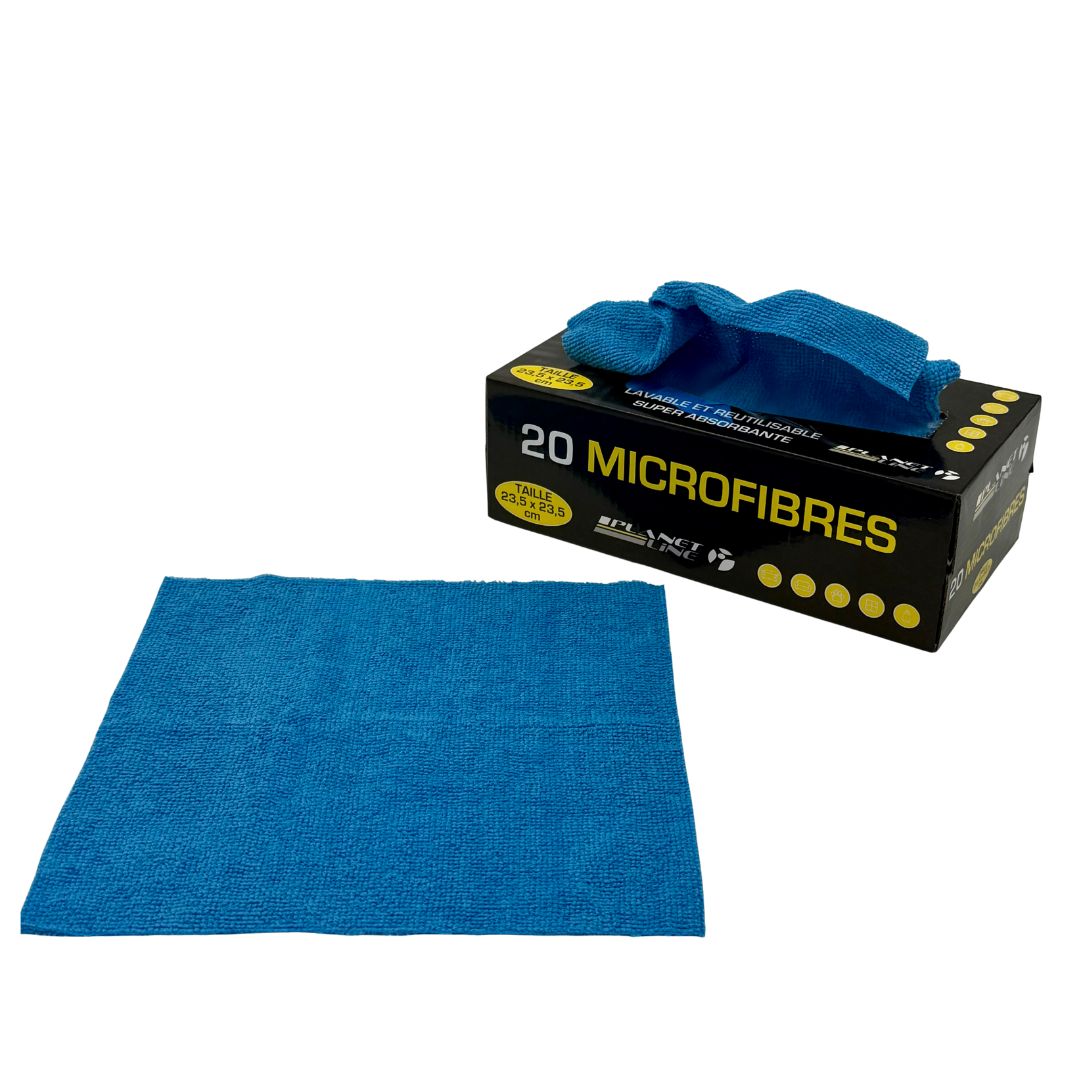 BOITE DEVIDOIR 20 MICROFIBRES 23,5X23,5CM