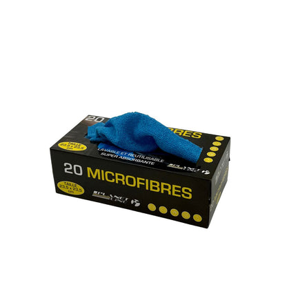 BOITE DEVIDOIR 20 MICROFIBRES 23,5X23,5CM
