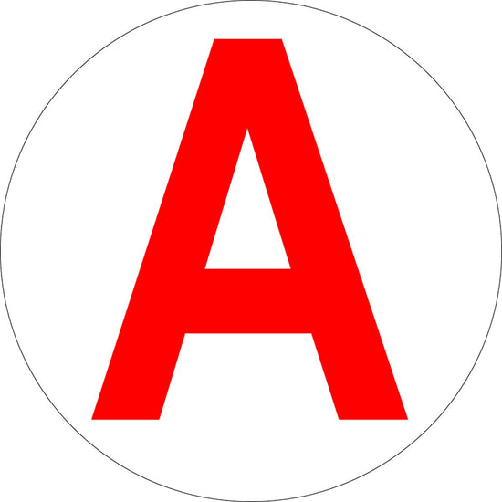 DISQUE ADHESIF "A" JEUNE CONDUCTEUR