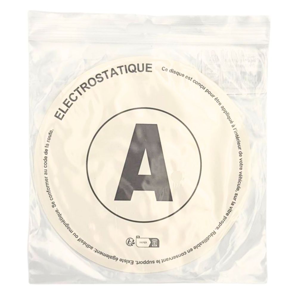 DISQUE ELECTROSTATIQUE "A" JEUNE CONDUCTEUR