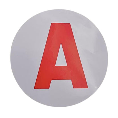 DISQUE ADHESIF "A" MOTO JEUNE CONDUCTEUR