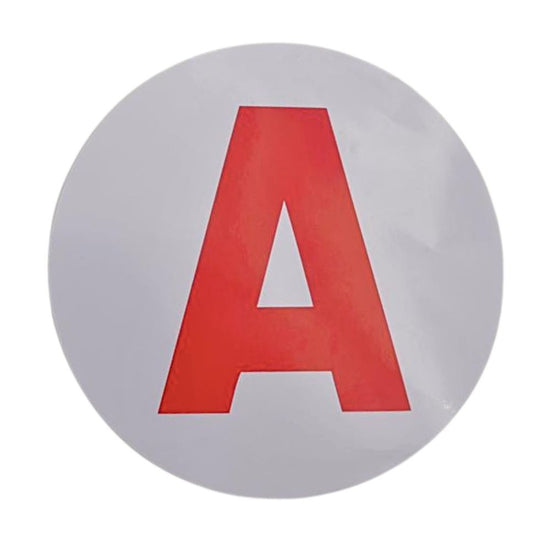 DISQUE ADHESIF "A" MOTO JEUNE CONDUCTEUR