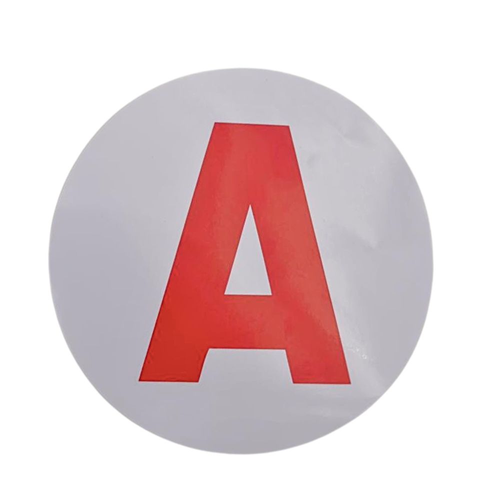 DISQUE ADHESIF "A" MOTO JEUNE CONDUCTEUR