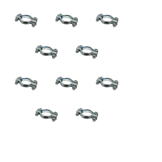BRIDE D'ECHAPPEMENT Ø53 INOX/ SACHET DE 10 PIECES