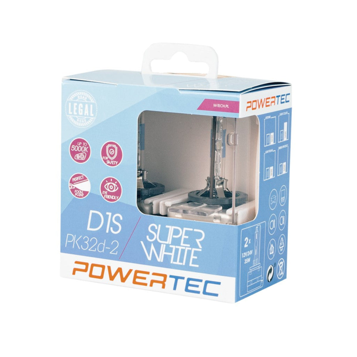 2 AMPOULES D4S 4500K 35W CE BLISTER