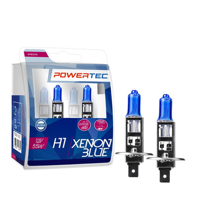 AMPOULES HALOGENES H1 P14.5S 12V 55W XENON BLUE (BLISTER) X2 MTECH