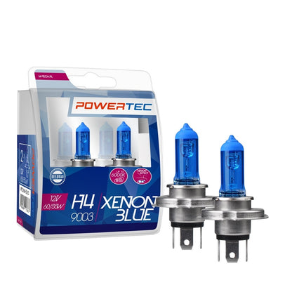 AMPOULES HALOGENES H4 P43T 12V 55W XENON BLUE (BLISTER) X2 MTECH