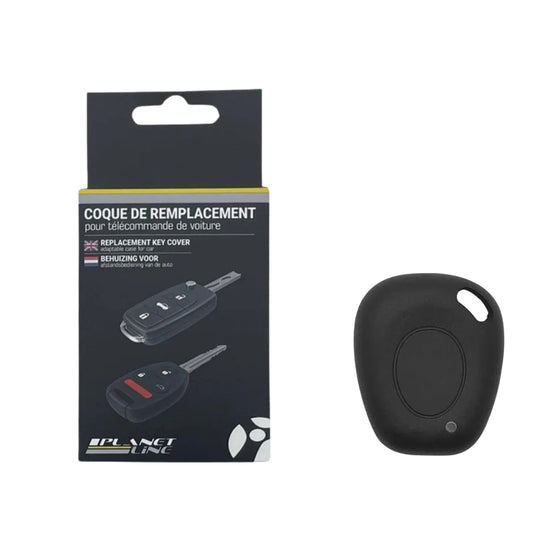 COQUE CLE ADAPTABLE POUR RENAULT 1 BOUTON LAME CRANTEE KEYSKAR