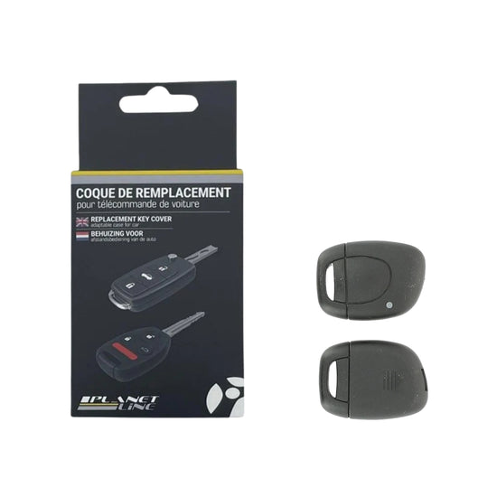 COQUE CLE ADAPTABLE POUR RENAULT 1 BOUTON LAME CRANTEE KEYSKAR