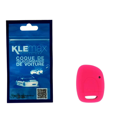 HOUSSE DE CLE EN SILICONE 1 BOUTONS ROSE POUR RENAULT Z