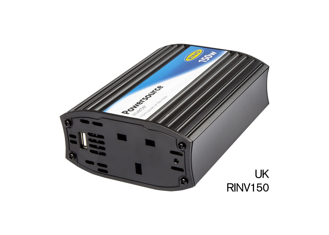 CONVERTISSEUR 12V 150 WATTS + USB 2A RING