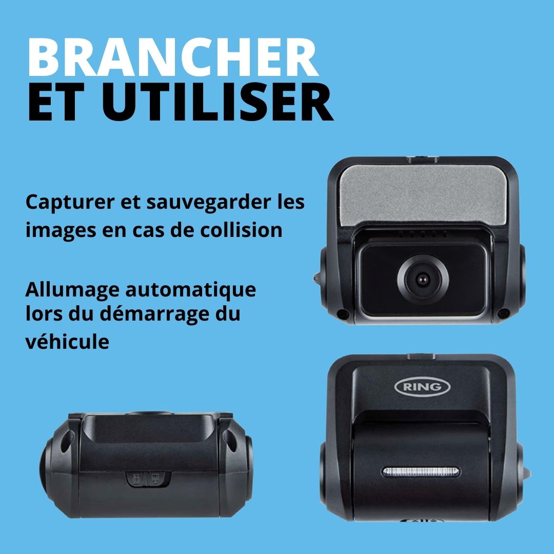 CAMERA DE BORD ARRIERE SMART DASH CAM 1000 RING