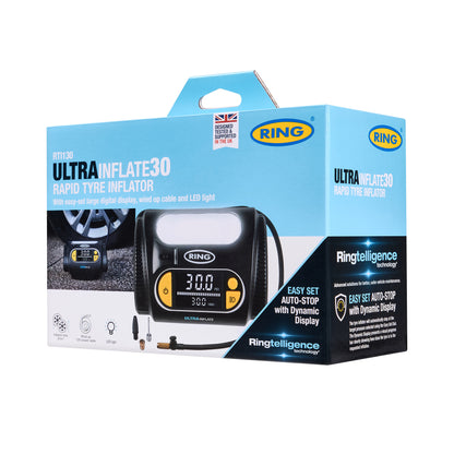 COMPRESSEUR D'AIR DIGITAL AUTOMATIQUE 12V RING