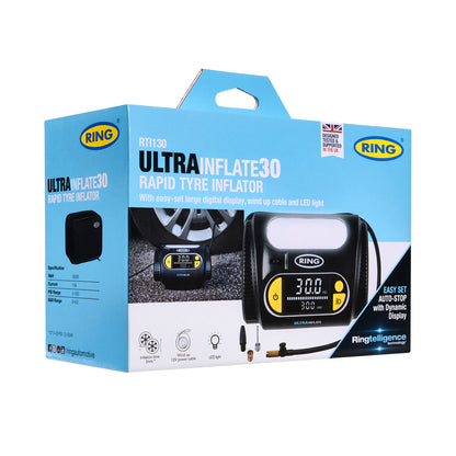 COMPRESSEUR D'AIR DIGITAL AUTOMATIQUE 12V RING