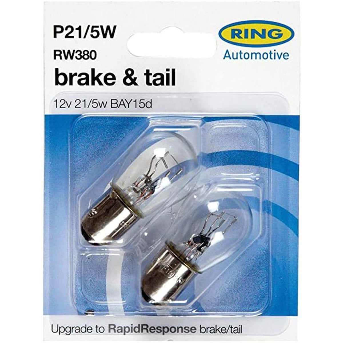 2 AMPOULES 12V 21/5W BAY15D OSP (BLISTER) = RW380