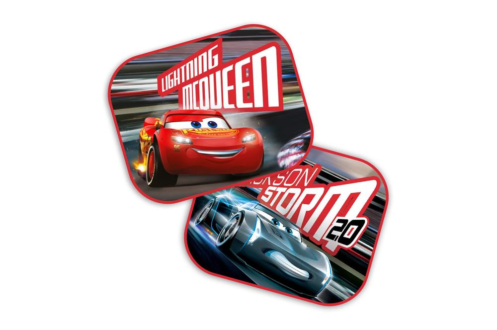 JEU DE 2 PARE-SOLEIL LATÉRAUX - CARS 3 – 44×35 CM