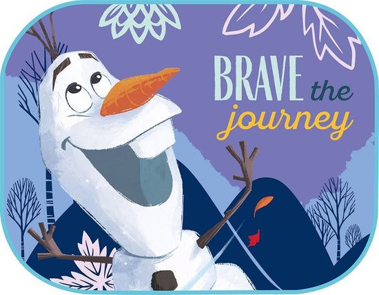 JEU DE 2 PARE-SOLEIL LATÉRAUX - REINE DES NEIGES – 44×35 CM