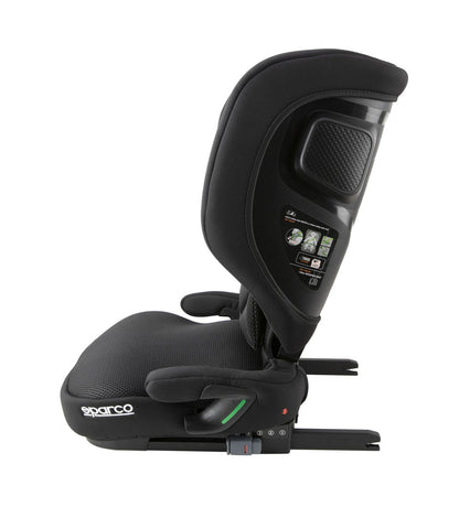 SIEGE ENFANT PLIABLE ISOFIX SPARCO 100-150CM ECE R129