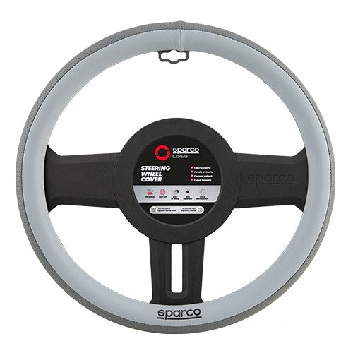 COUVRE VOLANT GRIS/BLEU SPARCO ASPECT ORIGINE z