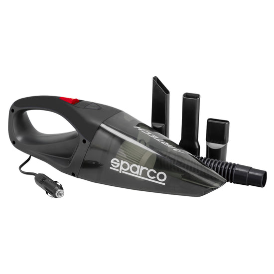 ASPIRATEUR FILAIRE 12V SPARCO AVEC EMBOUTS MULTIPLES
