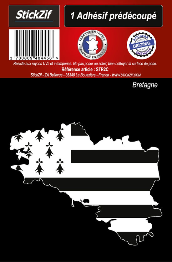 ADHESIF REGION CARTE BRETAGNE X1