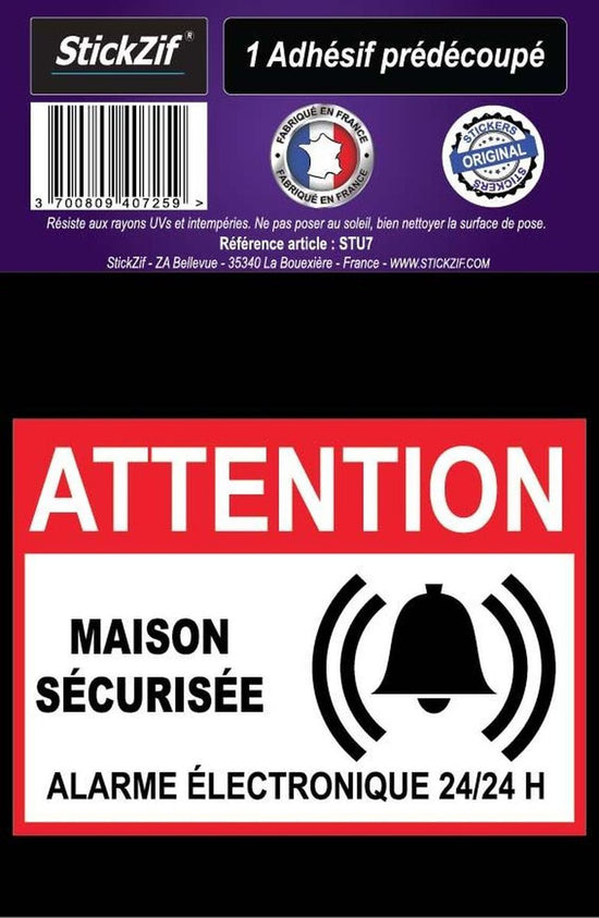 ADHESIF PRE DECOUPE MAISON SECURISEE X1