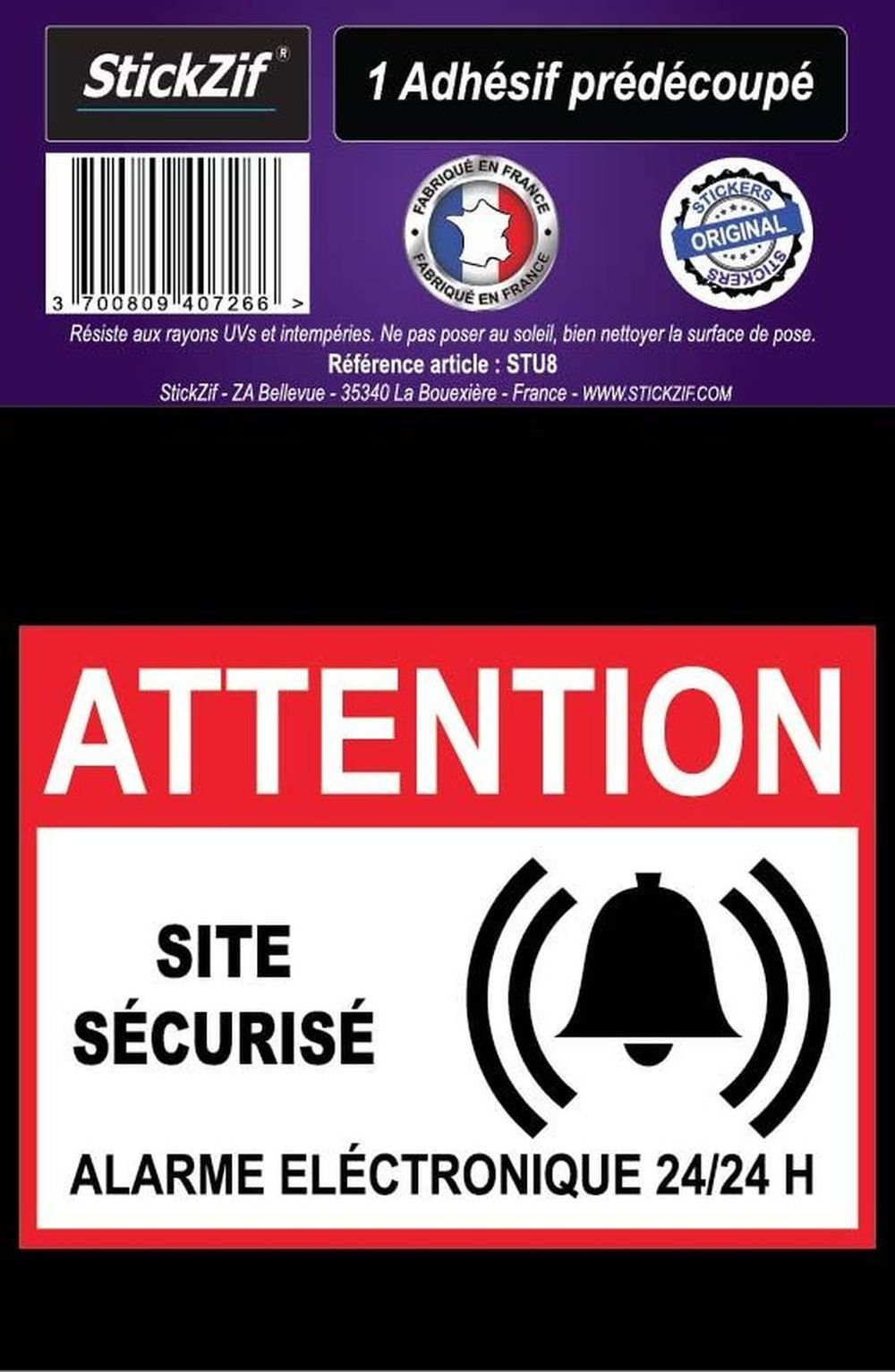 ADHESIF PRE DECOUPE SITE SECURISE X1