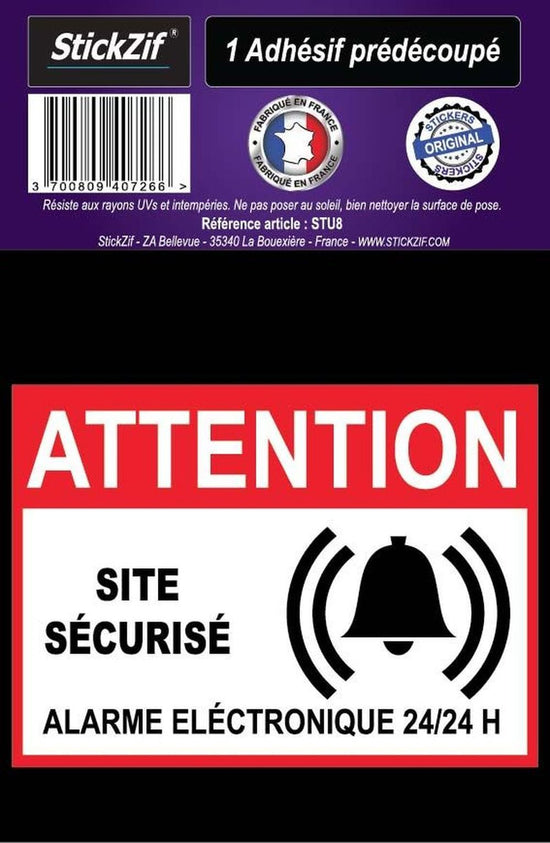 ADHESIF PRE DECOUPE SITE SECURISE X1