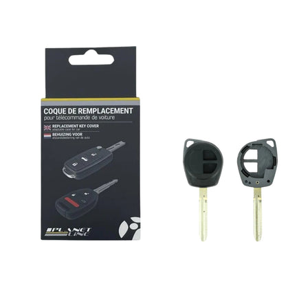 COQUE CLE ADAPTABLE POUR SUZUKI 1 BOUTON LAME FRAISEE KEYSKAR