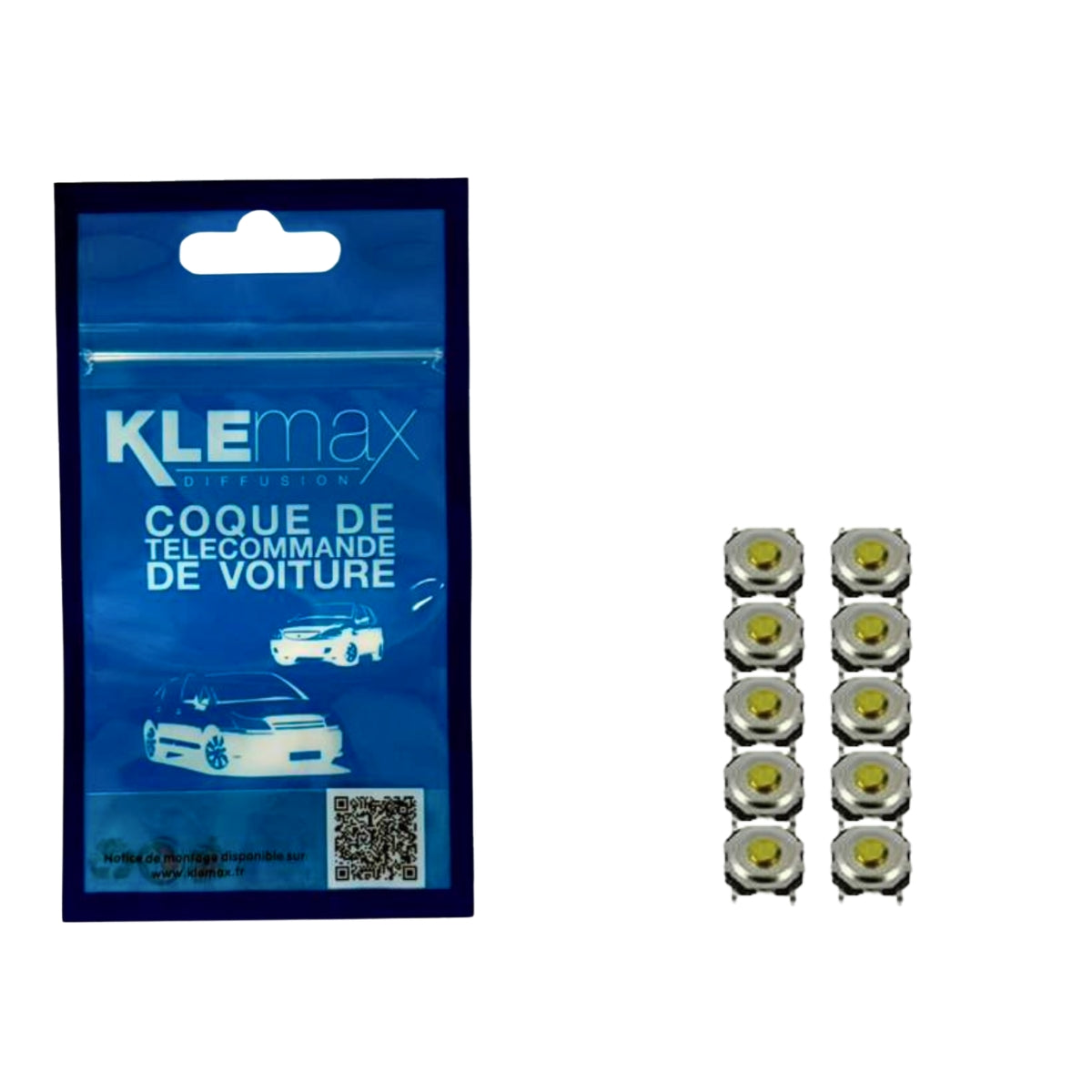 10 SWITCH BOUTON 4 BROCHES SWC4