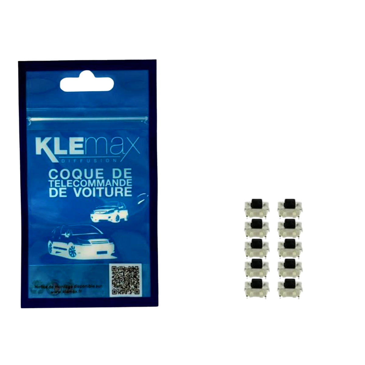 10 SWITCH BOUTON 4 BROCHES SWC9