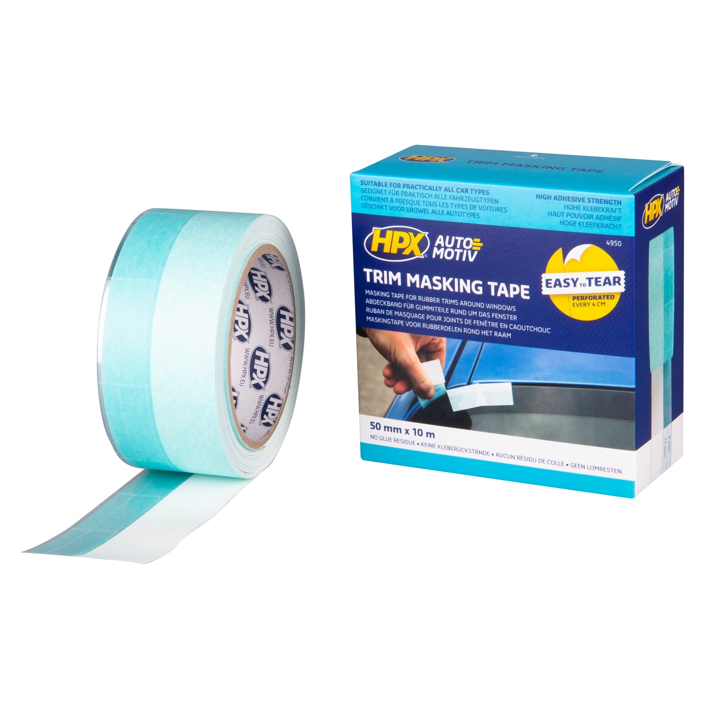 RUBAN ADHÉSIF DE MASQUAGE RENFORCÉ - 10/45MM X 10M HPX